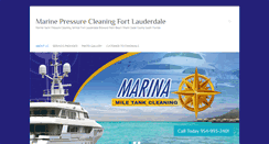 Desktop Screenshot of marinepressurecleaning.com