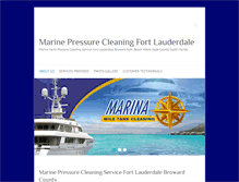 Tablet Screenshot of marinepressurecleaning.com